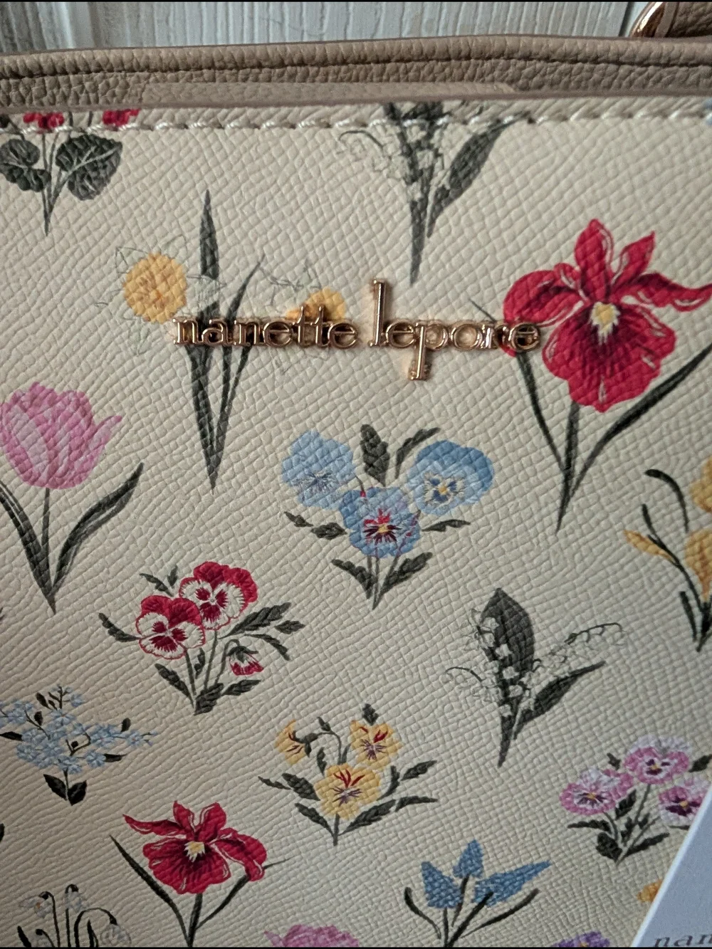 Nanette Lepore Floral Tote with Scarf